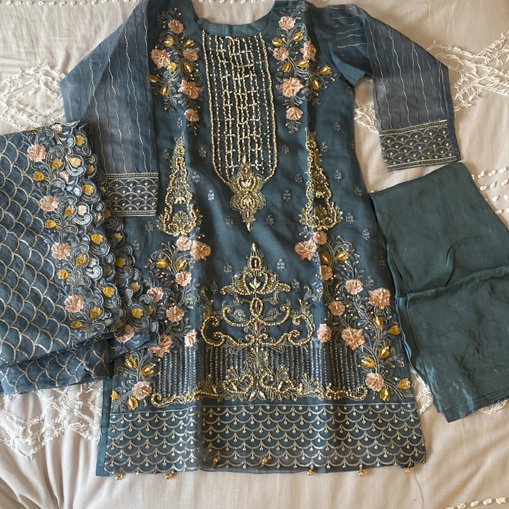 COPY - 3 piece embroidered suit